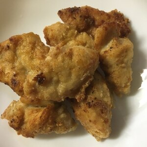 マヨネーズで鶏むね肉の柔らか唐揚げ